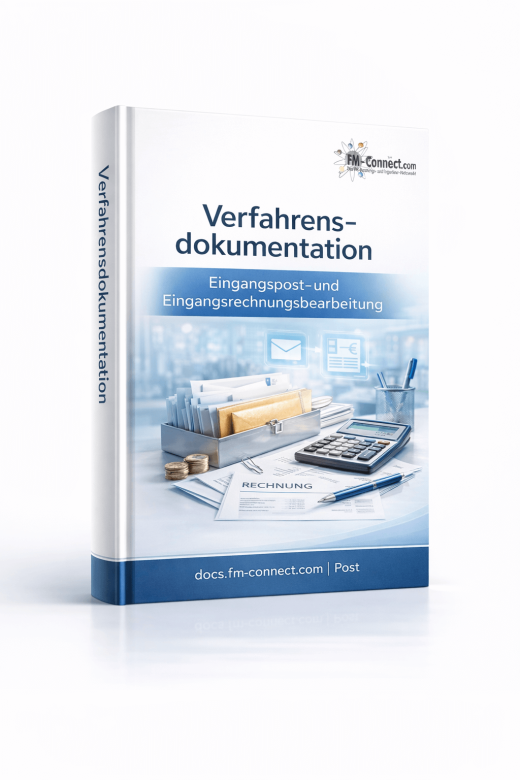 Verfahrensdokumentation Eingangspost- und Eingangsrechnungsbearbeitung im Facility Management Cover 