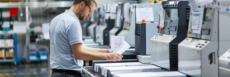 Dokumentenverwaltung im Druckzentrum